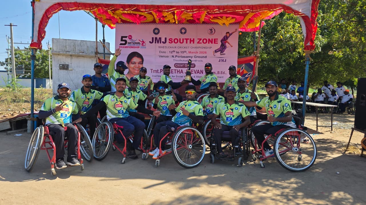 DMSA athletes at the 5th National wheelchair cricket championship